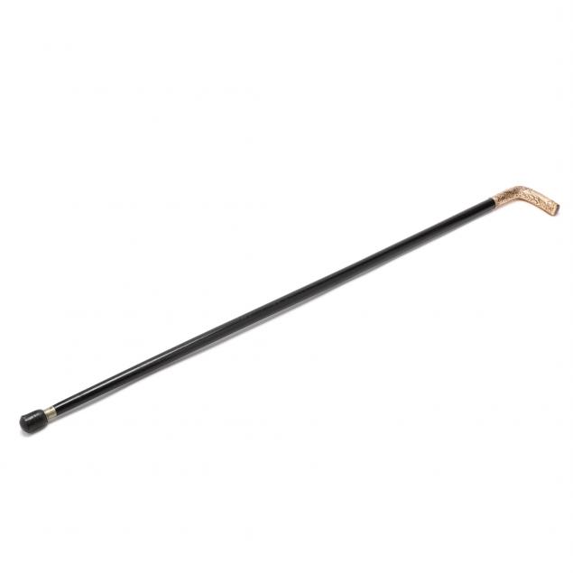 personalized-gold-handled-walking-cane