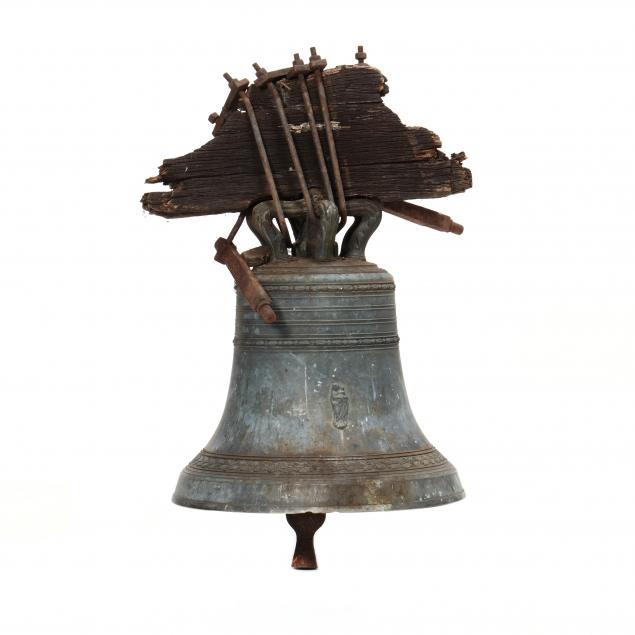 large-dated-french-bronze-bell-naming-chateau-st-jullin