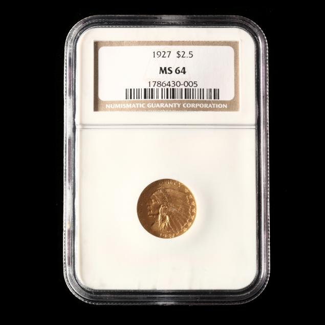 1927-2-50-indian-head-gold-quarter-eagle-ngc-ms64