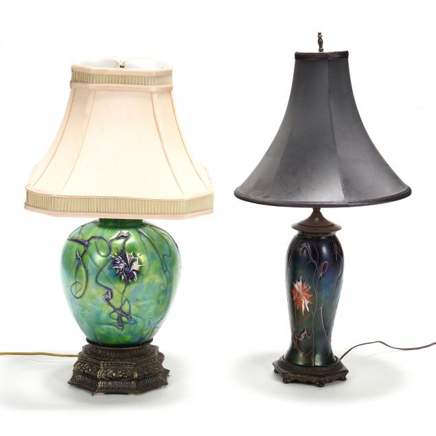 two-czechoslovakian-art-glass-table-lamps