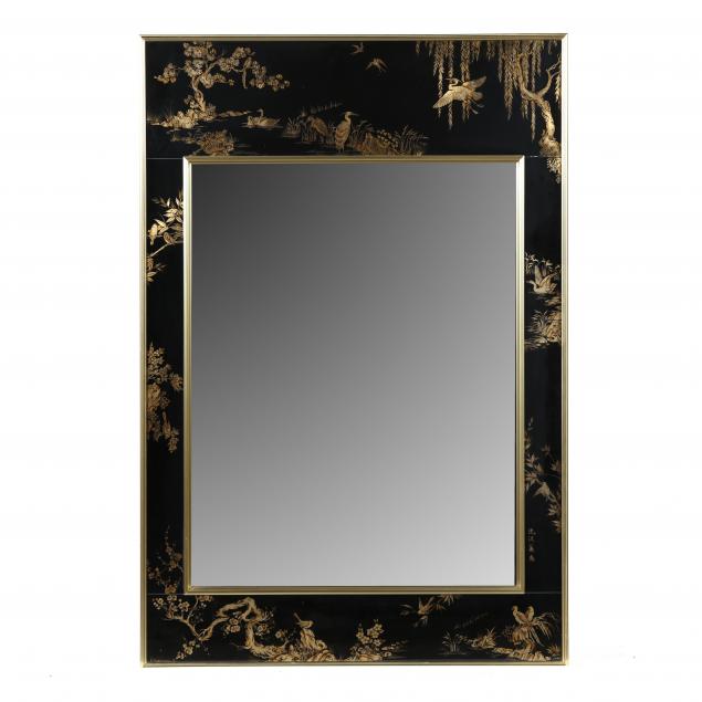 labarge-chinoiserie-paneled-mirror