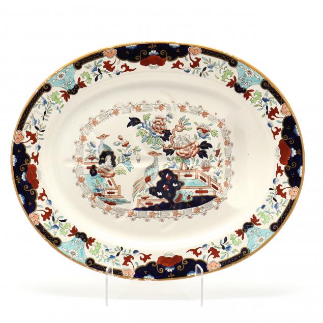 antique-english-imari-meat-platter