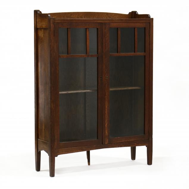 mission-oak-bookcase