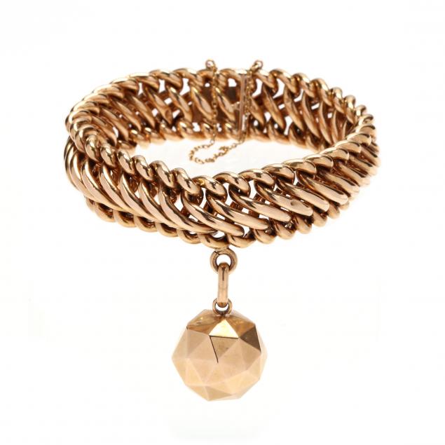 vintage-18kt-gold-bracelet-french