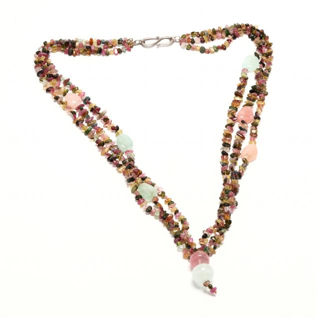 multi-strand-gemstone-necklace
