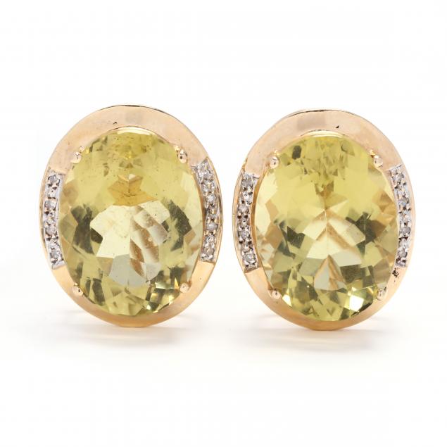 14kt-gold-lemon-citrine-and-diamond-earrings