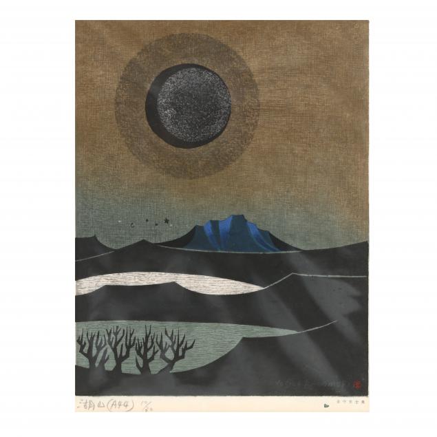 kanamori-yoshio-japanese-born-1922-lakeshore-scene-in-winter-moonlight