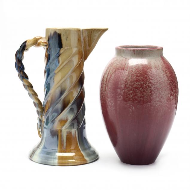two-pieces-of-fulper-art-pottery