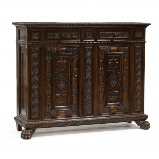 renaissance-revival-carved-walnut-server