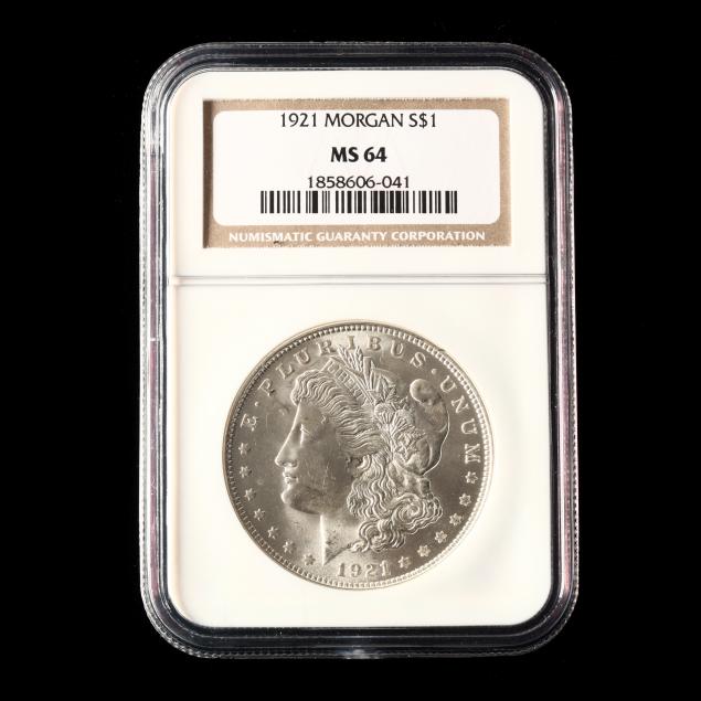 1921-morgan-sliver-dollar-ngc-ms64