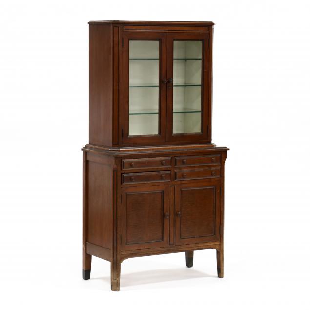 vintage-diminutive-walnut-display-cabinet