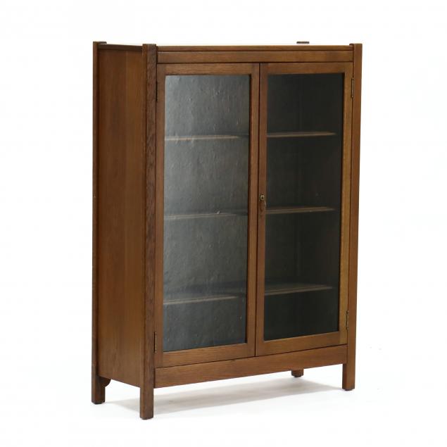 vintage-oak-bookcase