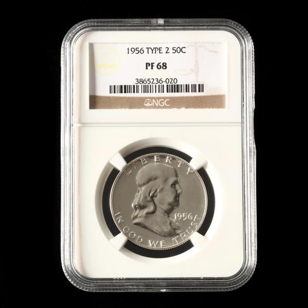 1956-type-2-franklin-half-dollar-ngc-pf68