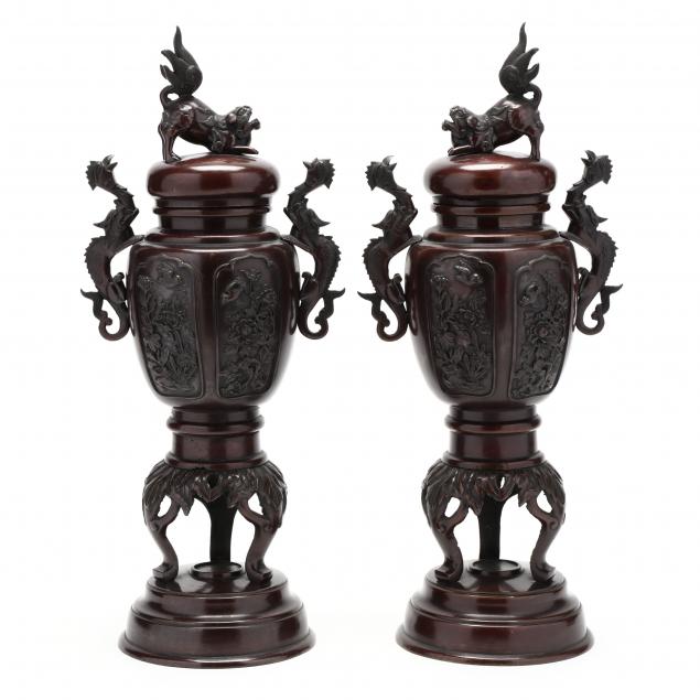 pair-of-asian-bronze-urns