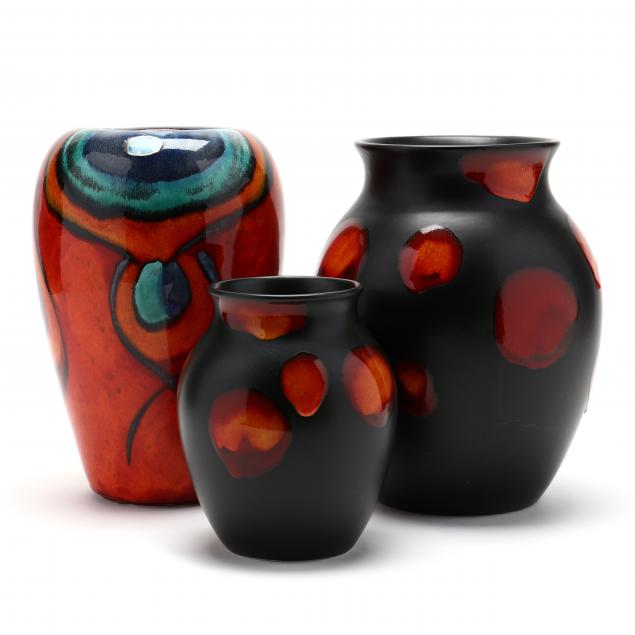 poole-three-pottery-vases