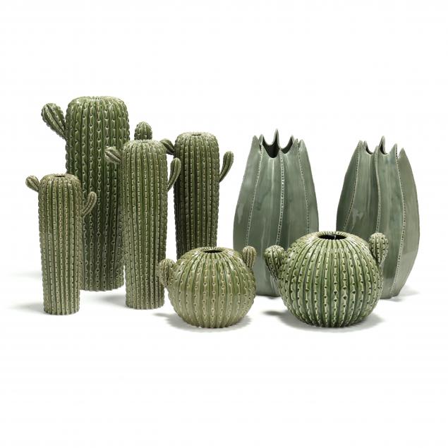 eight-italian-pottery-cacti