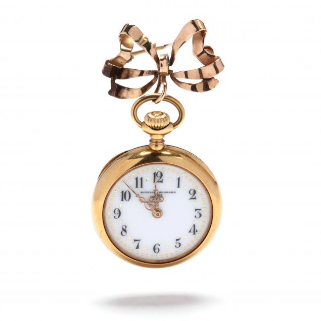 lady-s-antique-18kt-open-face-pocket-watch-bigelow-kennard-co