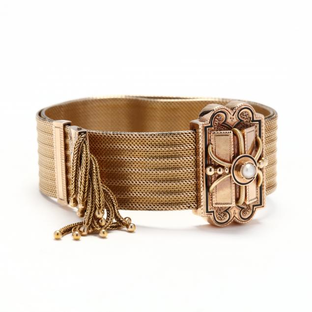 victorian-gold-slide-bracelet