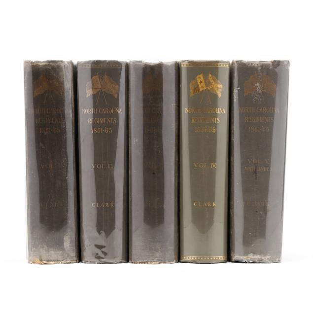 complete-set-of-clark-s-nc-regimental-histories