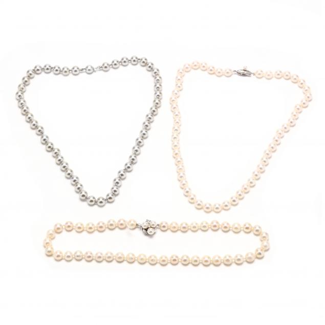 three-pearl-necklaces