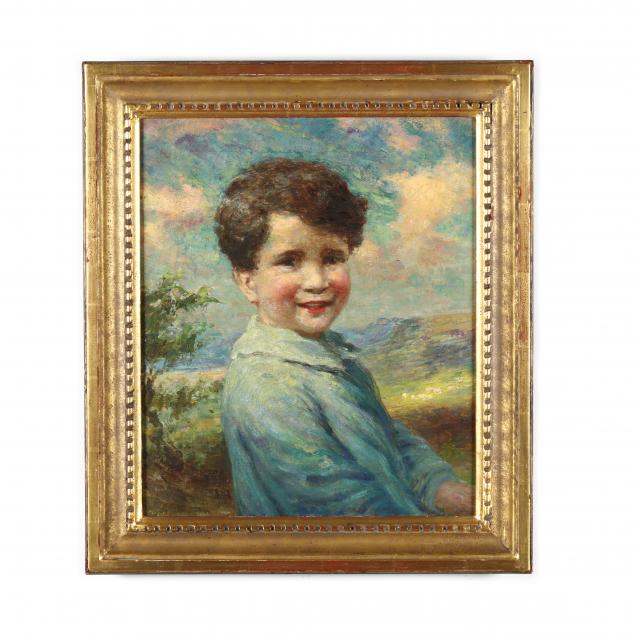 william-j-medcalf-english-1879-1930-portrait-of-a-young-boy