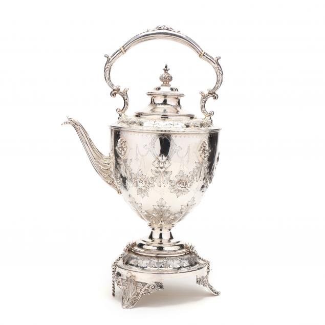 mappin-webb-silverplate-coffee-urn-on-stand