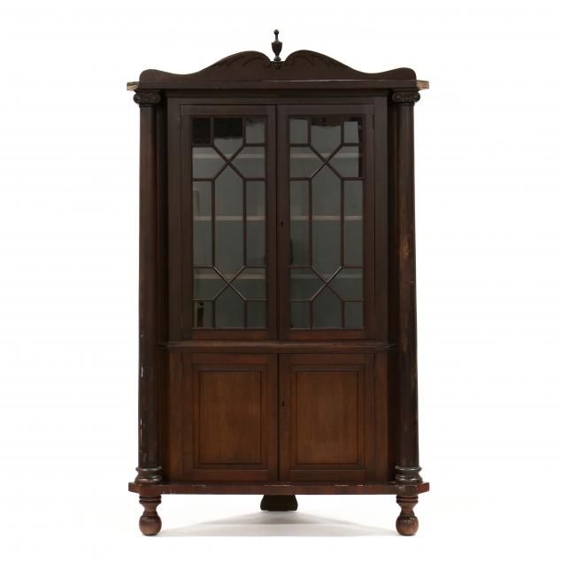 american-late-classical-mahogany-corner-cupboard