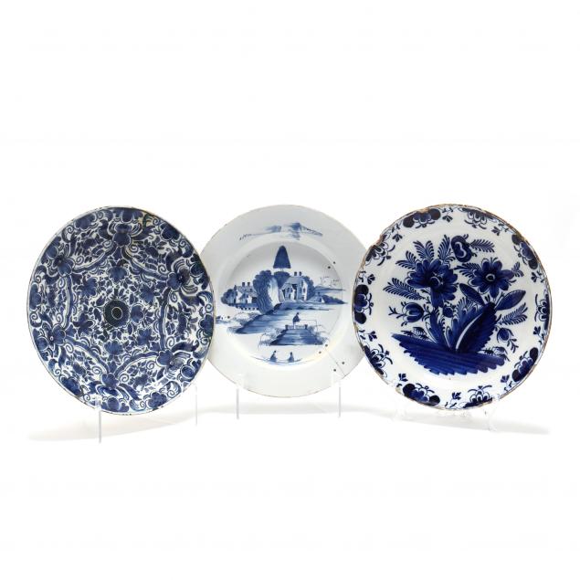 three-dutch-delft-blue-and-white-chargers