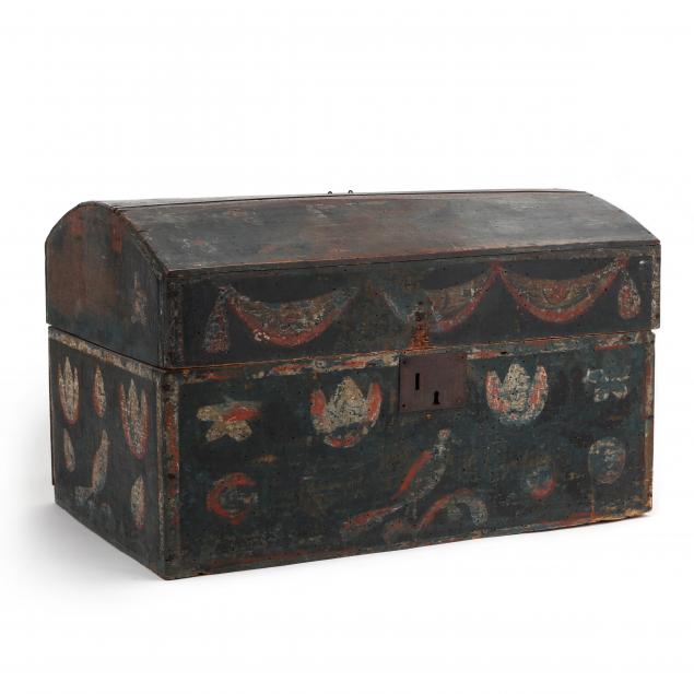 antique-continental-painted-child-s-trunk