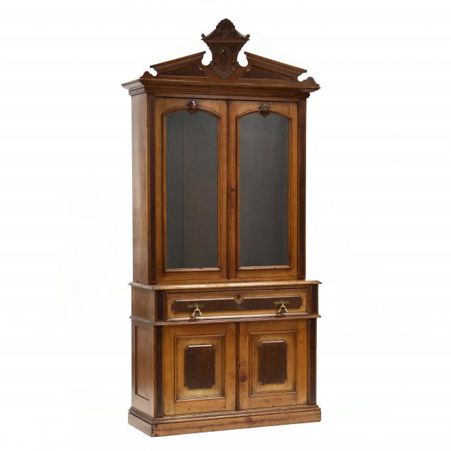 american-victorian-walnut-secretary-bookcase