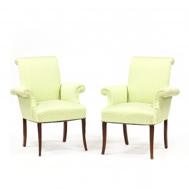 a-pair-of-vintage-upholstered-mahogany-fireside-chairs