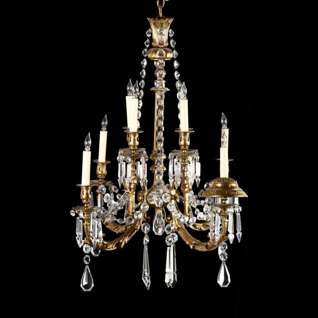 vintage-continental-drop-prism-chandelier