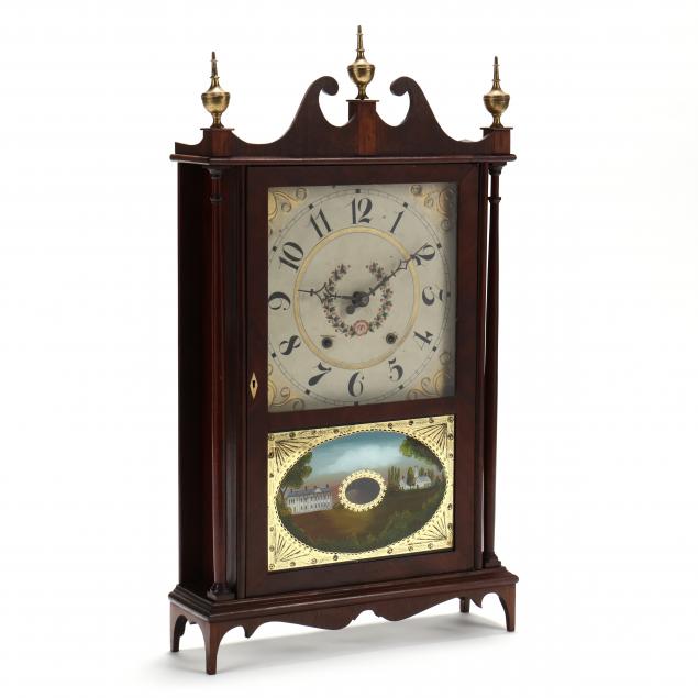 charles-kirke-pillar-and-scroll-mantel-clock