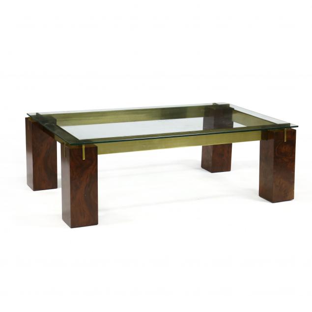 modern-walnut-brass-and-glass-coffee-table