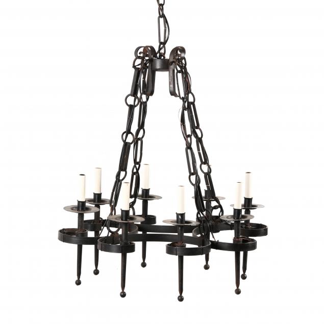 spanish-style-wrought-iron-chandelier