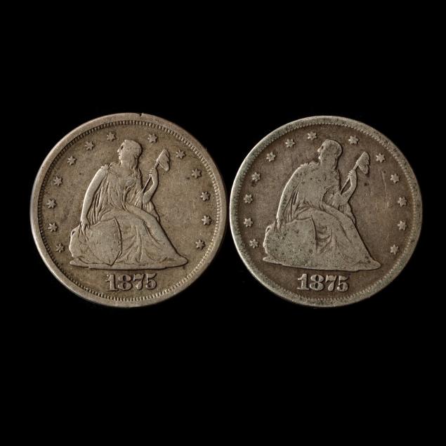 1875-and-1875-s-liberty-seated-twenty-cent-pieces