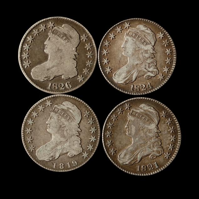 four-different-capped-bust-half-dollars
