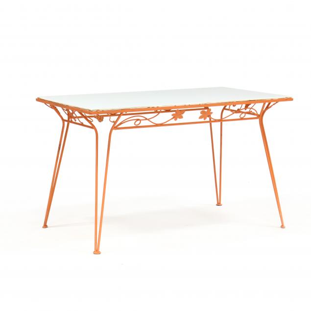 att-john-salterini-italian-1928-1953-mid-century-iron-and-glass-patio-table