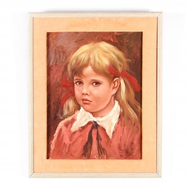 midcentury-portrait-of-a-tearful-young-girl