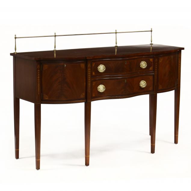 council-federal-style-inlaid-mahogany-serpentine-front-sideboard