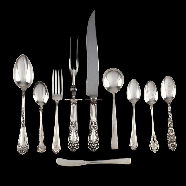 assorted-set-of-american-sterling-silver-flatware