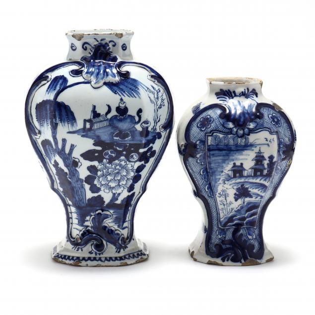 two-dutch-delft-structured-signed-vases