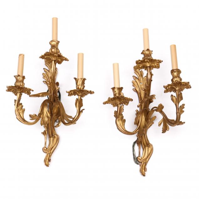 pair-of-french-rococo-style-gilt-brass-sconces