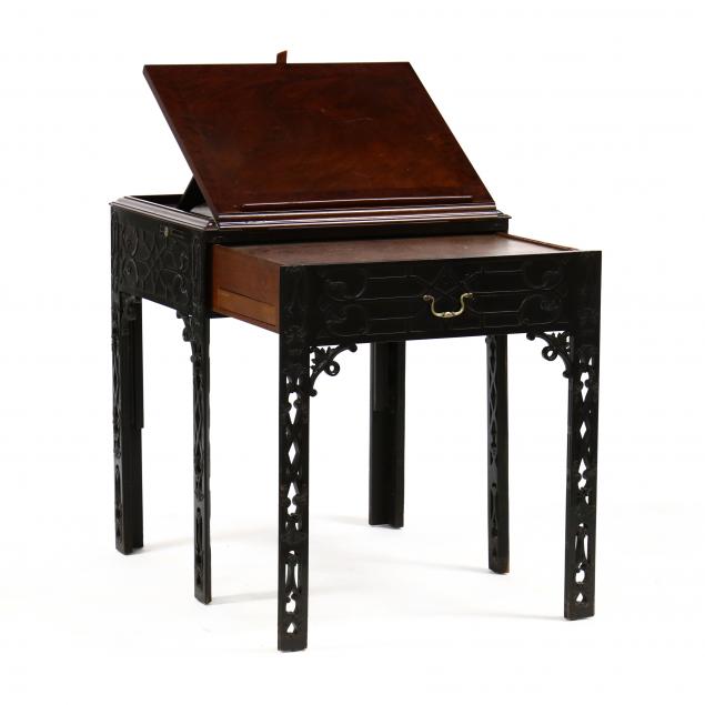 english-chinese-chippendale-style-mahogany-writing-table-lectern
