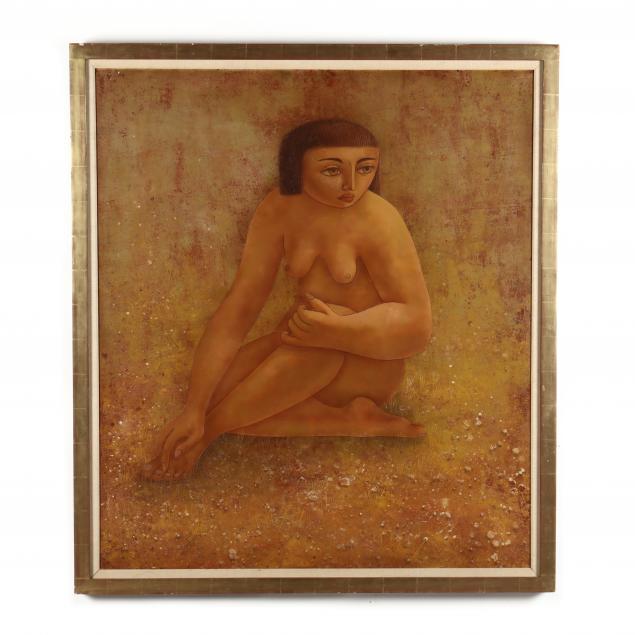 flavio-e-cabral-american-1916-1990-seated-nude