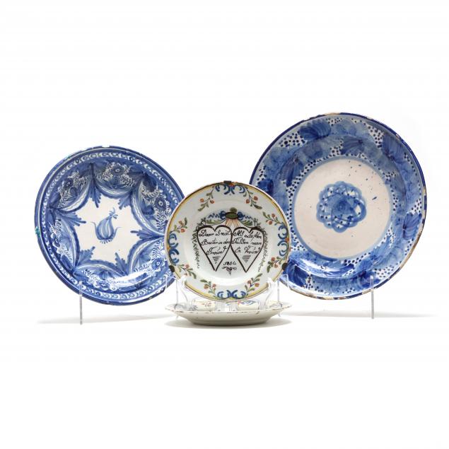 four-19th-century-delft-plates