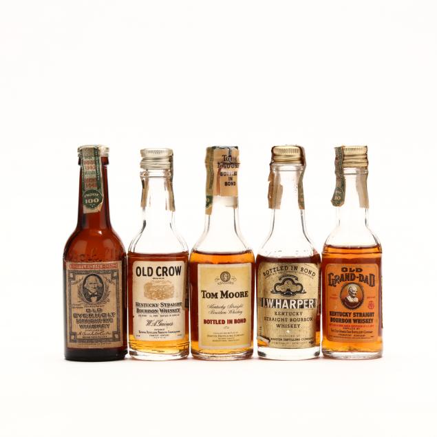 miniature-bottled-in-bond-whiskey-bottle-collection
