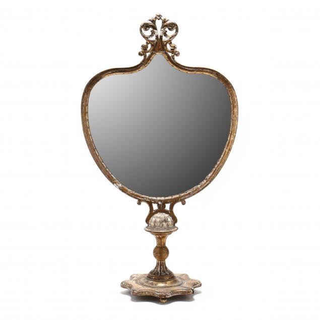 antique-italian-carved-and-gilt-mirror-on-pedestal