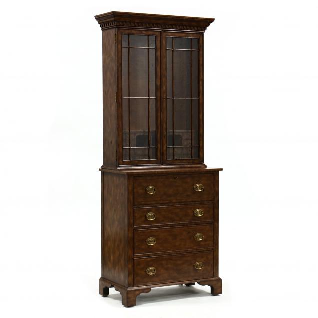 colony-georgian-style-diminutive-mahogany-butler-s-secretary-bookcase