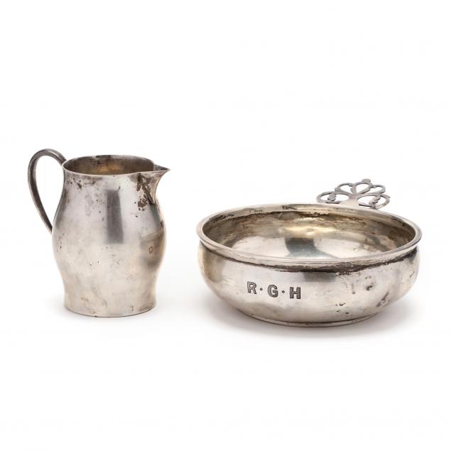 sterling-silver-creamer-and-porringer